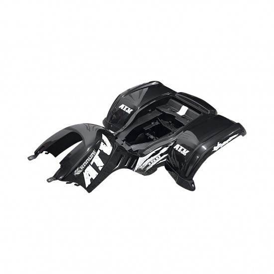 Kanuni ATV 150 U Off Road Arka Çamurluk Siyah / Beyaz