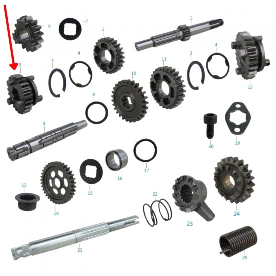 Bajaj Boxer 150 3. Vites Dişlisi