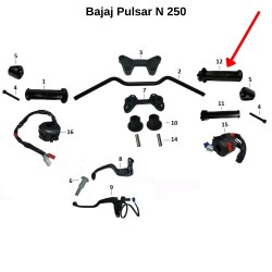 Bajaj Pulsar N 250 / F 250 Gaz Kolu
