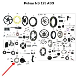 Bajaj Pulsar NS 125 ABS / CBS Arka Fren Balatası