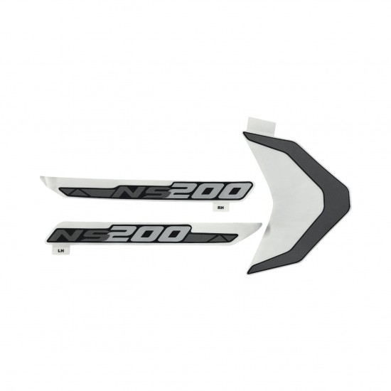 Bajaj Pulsar NS 200 Sele Altı Panel Etiketi Gri Euro 4