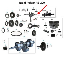 Bajaj Pulsar RS 200 / UG Krank