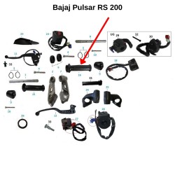 Bajaj Pulsar RS 200 / UG Gaz Kolu Komple