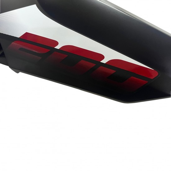 Bajaj Pulsar RS 200 Yan Panel Sağ Beyaz (Sarı Etiket)