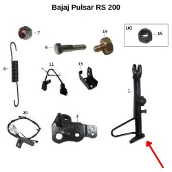 Bajaj Pulsar RS 200 / UG Yan Sehpa