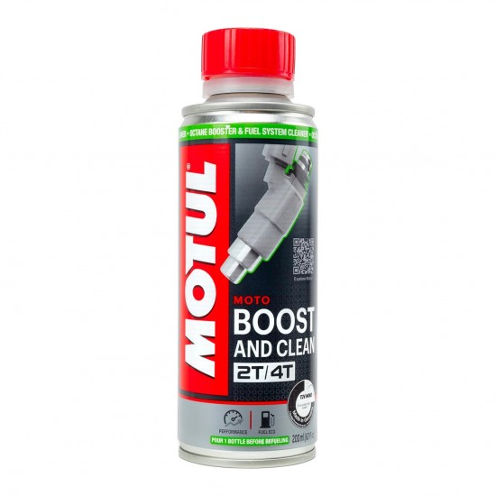 Motul Boost And Clean Moto - Benzin Yakıt Katkısı 200 ml