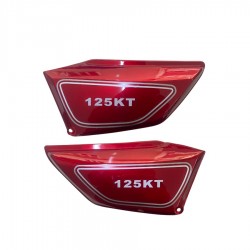 Mondial 125 KT Yan Kapak Takım Bordo