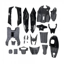 Motoran Wind 125 Kaporta Seti Siyah (22 Parça)