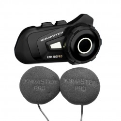Knmaster KN6100 Pro Motosiklet İnterkomu Siyah