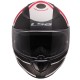 LS2 Rapid 2 Grid Kapalı Motosiklet Kaskı Mat Siyah / Beyaz / Kırmızı
