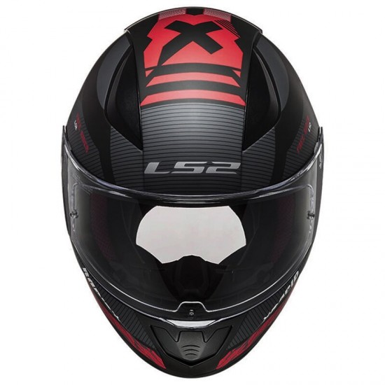 LS2 Rapid 2 Xtreet Kapalı Motosiklet Kaskı Mat Siyah / Kırmızı