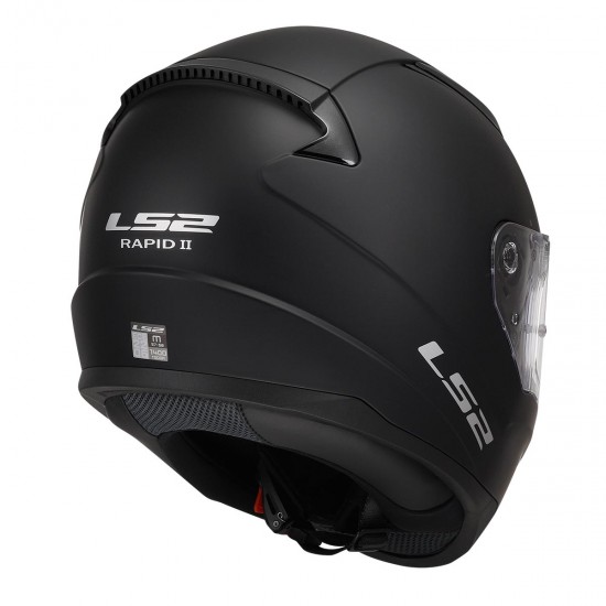 LS2 Rapid 2 Kapalı Motosiklet Kaskı Mat Siyah