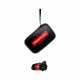 Knmaster 6100 Bluetooth İnterkom Kulaklık Seti Kırmızı