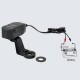 Knmaster UC200 Motosiklet USB ve Type-C Çift Girişli Şarj Soketi