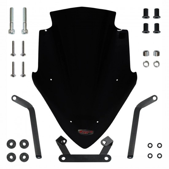 Bajaj Pulsar NS 200 GP Kompozit Siperlik Camı Siyah