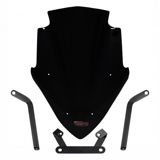 Bajaj Pulsar NS 200 GP Kompozit Siperlik Camı Siyah