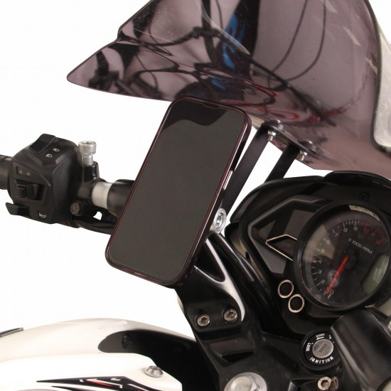Bajaj NS 125 / NS 200 / UG GP Kompozit Telefon & Navigasyon Tutucu Gri