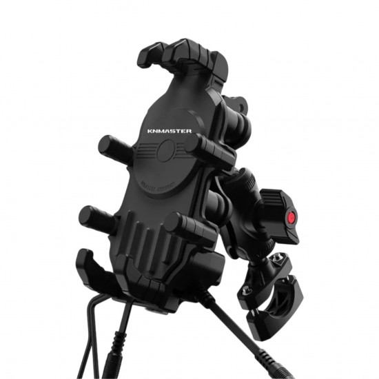 Knmaster TT-820WC Kablosuz Şarjlı Titreşim Modüllü Telefon Tutucu