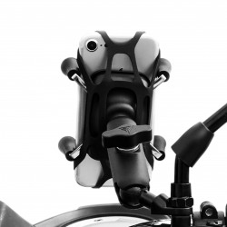 Motowolf Ayna Bağlantılı Motosiklet - Bisiklet Telefon Tutucu