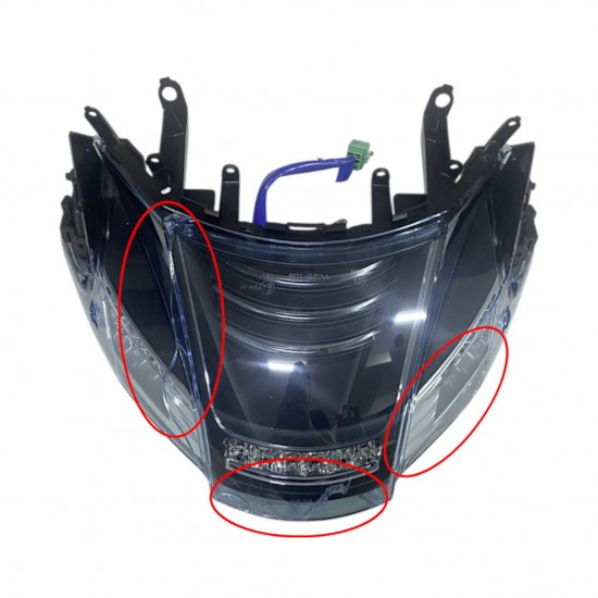 Kymco Xciting 400i Arka Stop Komple (Camı Kırık)