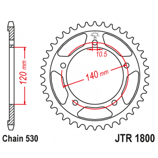 Suzuki GSX-R 1300 Hayabusa JT Sprockets Arka Dişli 43 T (2008 - 2024) Suzuki GSX-R 1300 Hayabusa JT Sprockets Arka Dişli 43 T (2008 - 2024)