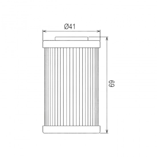 Hiflo HF-155 Bajaj Pulsar NS - RS 200 Yağ Filtresi