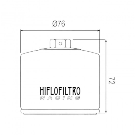 Hiflo HF-160 RC BMW F 650 GS Yağ Filtresi (2008-2012)