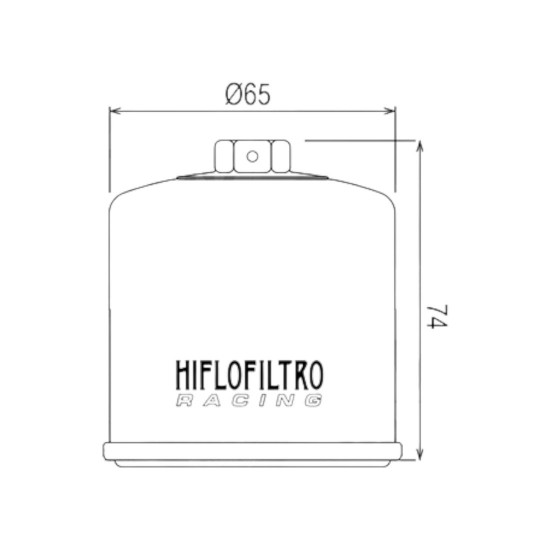Hiflo HF-204 RC Honda CRF1000L Africa Twin Yağ Filtresi (2016-2019)