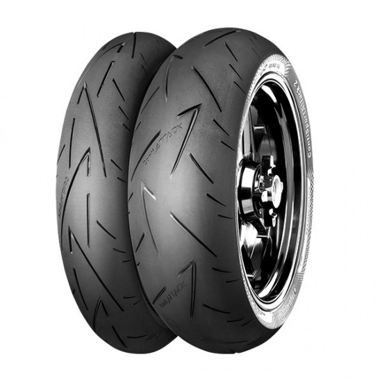 Continental 120/70ZR17 - 180/55ZR17 ContiSportAttack 2 Takım Lastik 