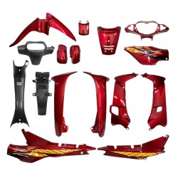 Kalipso - Çelik Cub 100 Grenaj Set Kırmızı